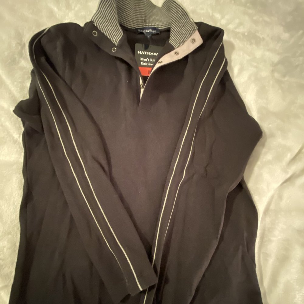 Men's (medium) Ribbed Knit Sweater (*NWT)